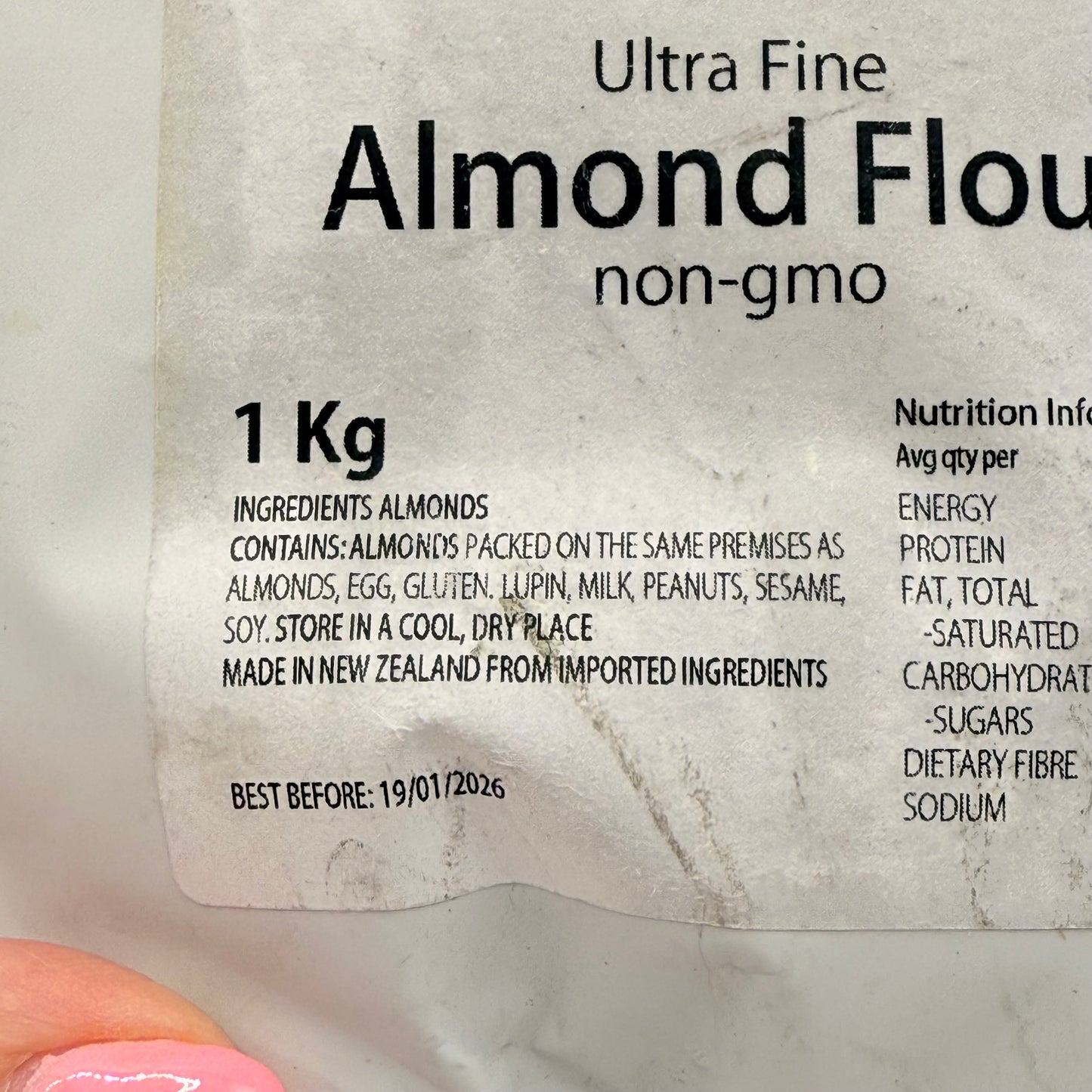 Keto store almond flour - 1kg ultra fine - flour food & beverage health and wellness