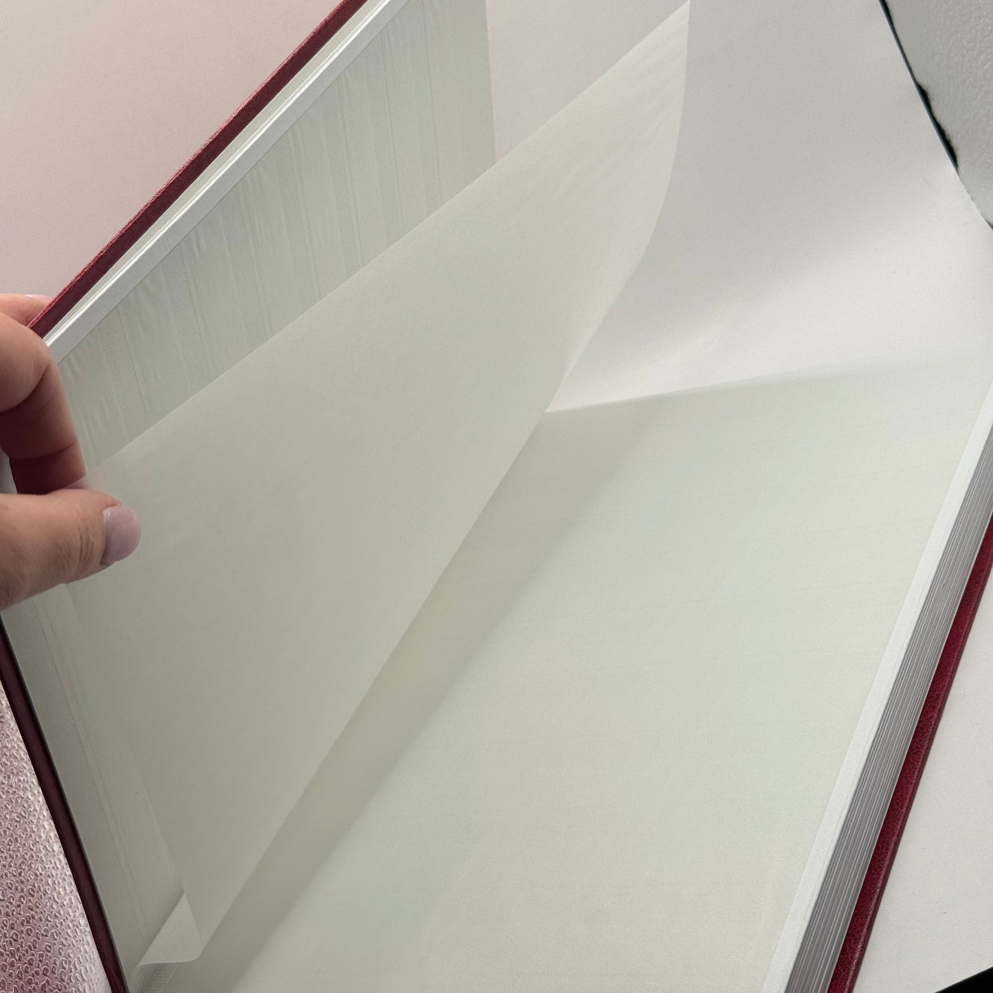 DAVO LUXE Stamp Stock Book Red