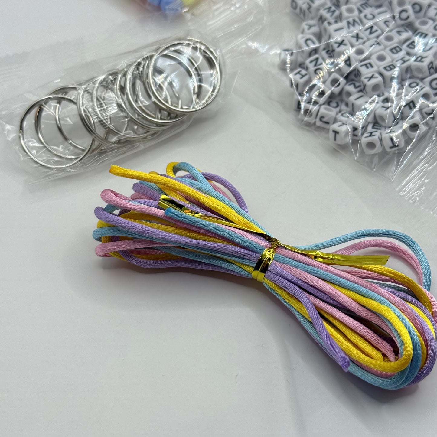 DIY Beaded Keychain Craft Kit – All-in-One Set