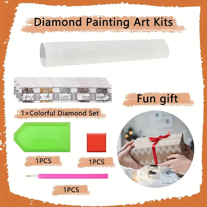 Diamond Painting Kit “Don’t Stop Thinking About Tomorrow” — 30×30 cm