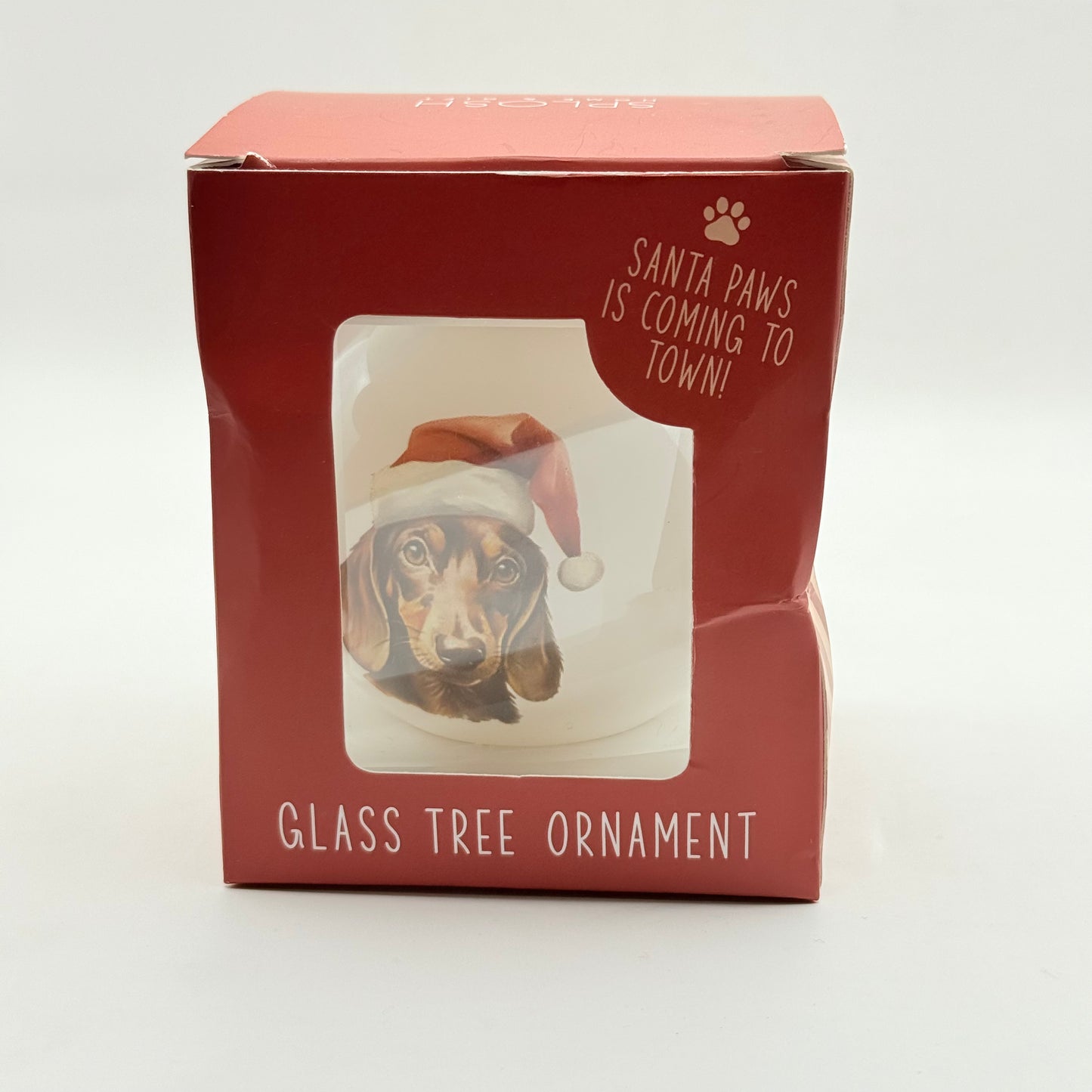 Splosh Dachshund Glass Tree Ornament