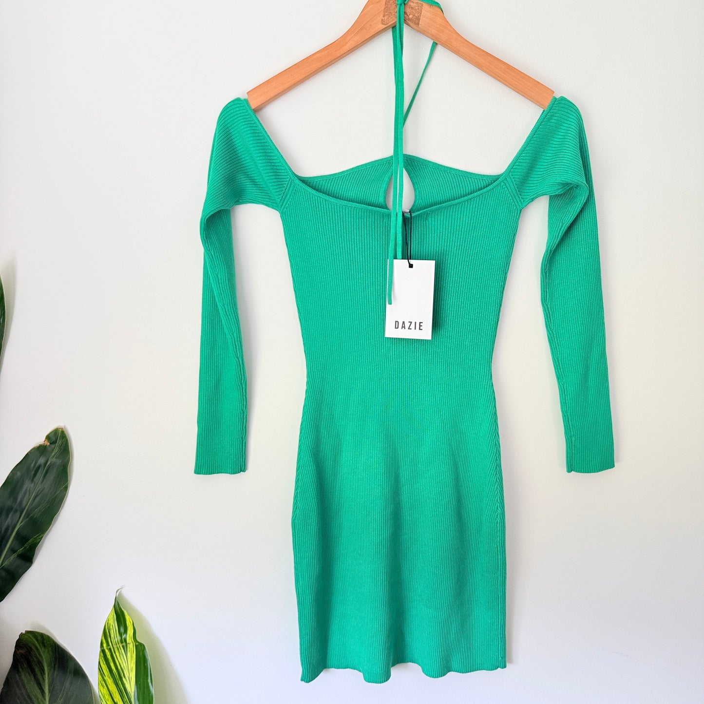 Dazie Ktty Knit Longsleeve Dress - Size 8