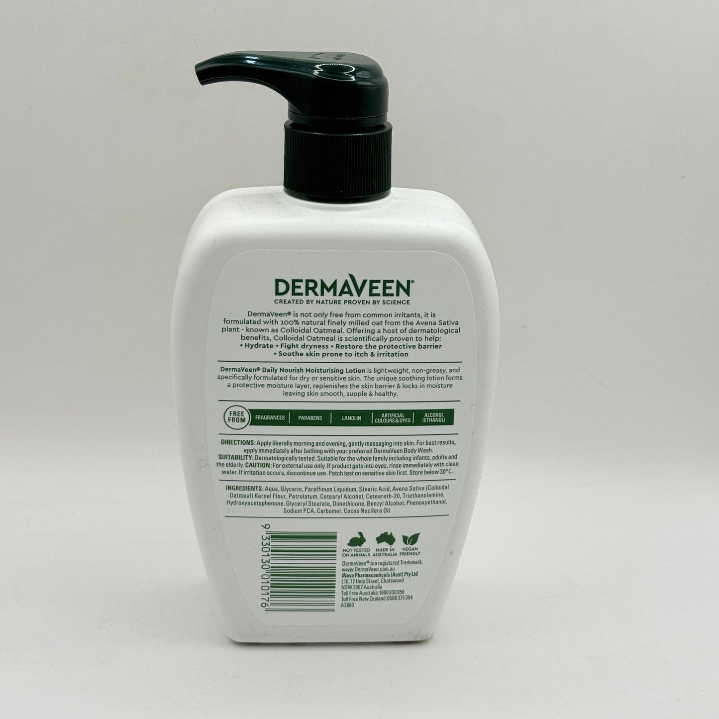 DermaVeen Daily Nourish Moisturising Lotion 500mL