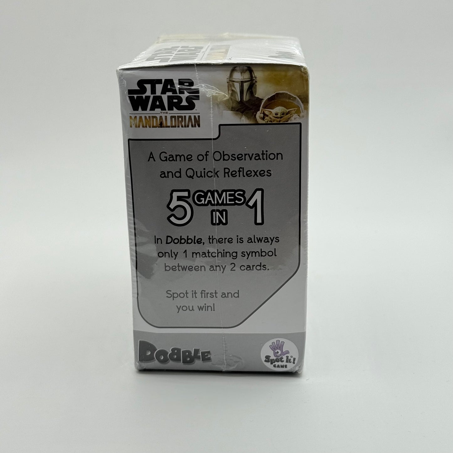 Dobble: star wars – the mandalorian 55 cards - card games toys