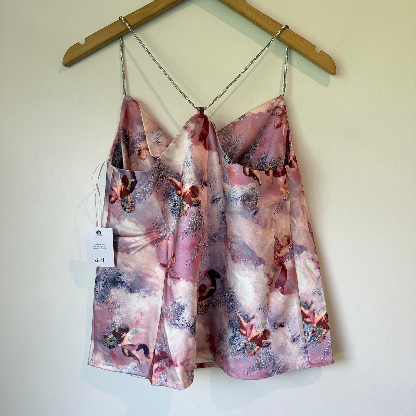 Dotti 'Cherub Clouds' Halter Top Size 10