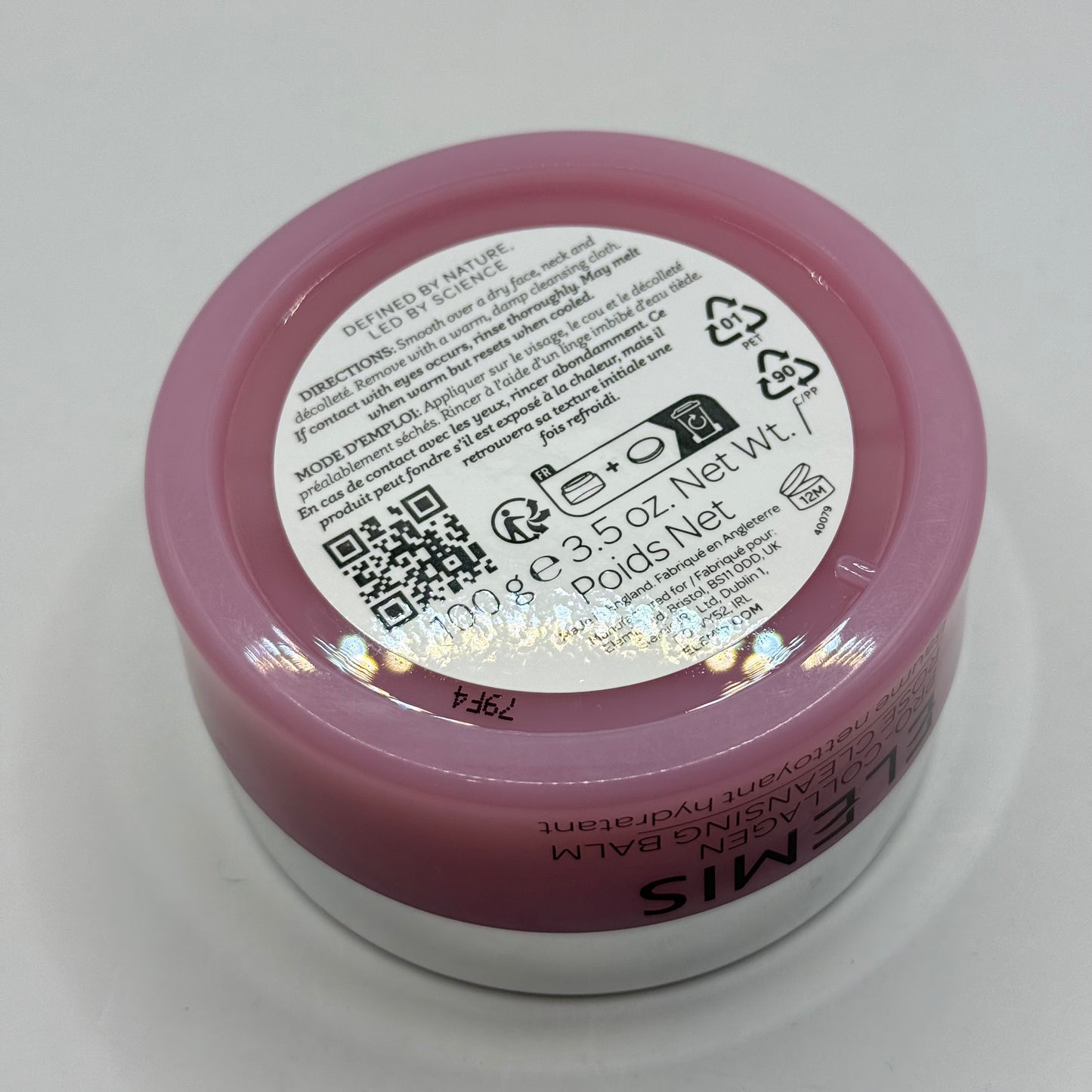 ELEMIS Pro-Collagen Rose Cleansing Balm Hydrating 3-in-1 Luxury Cleanser 100g