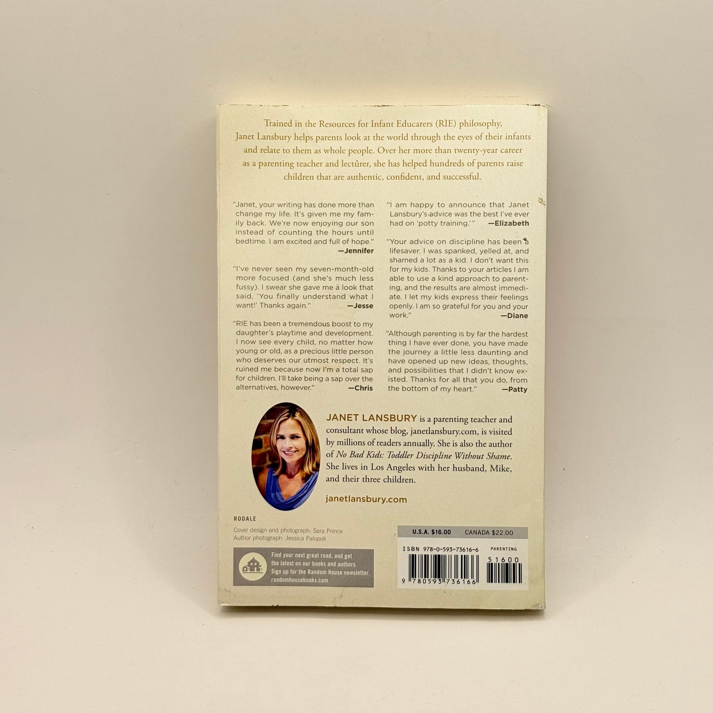 Elevating Child Care: A Guide to Respectful Parenting by Janet Lansbury