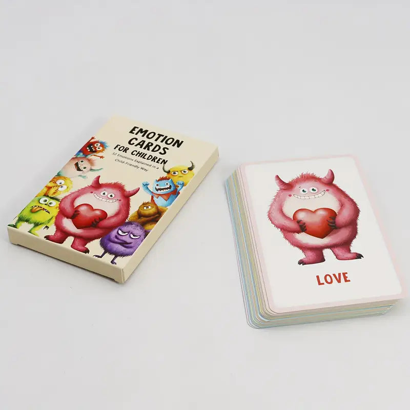 Emotion cards for children - educational flash cards