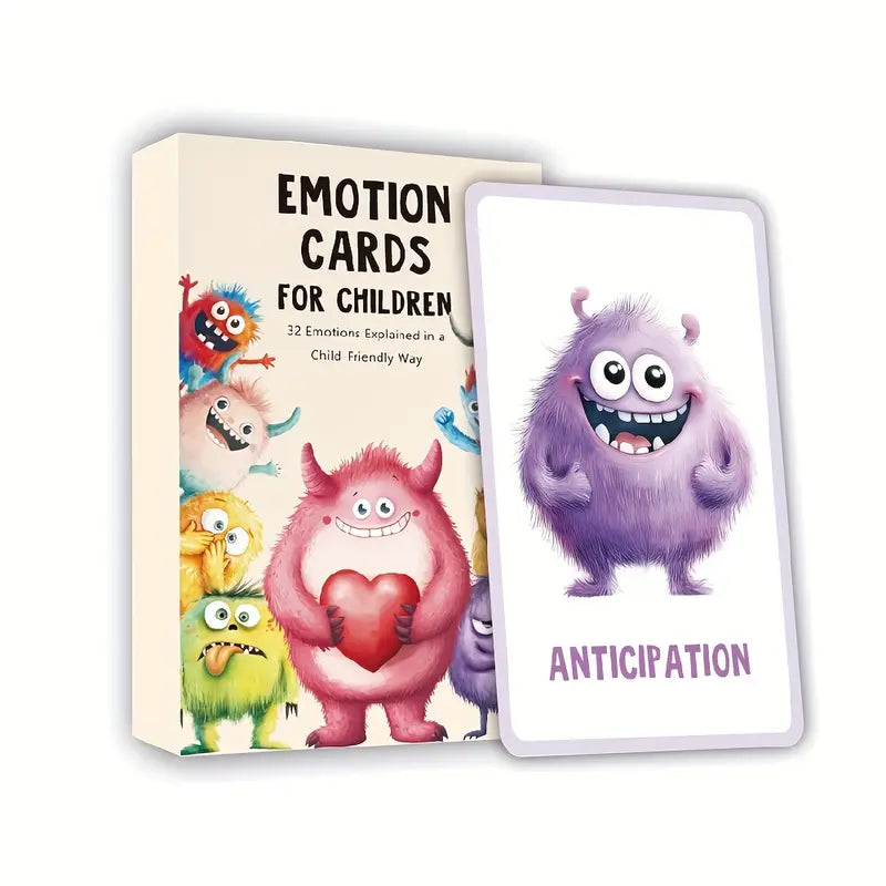 Emotion cards for children - educational flash cards
