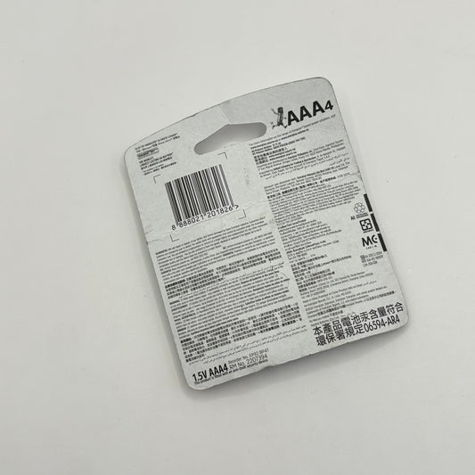 Energizer max plus - aaa x 4 - general purpose batteries original photo - what’s new stationery