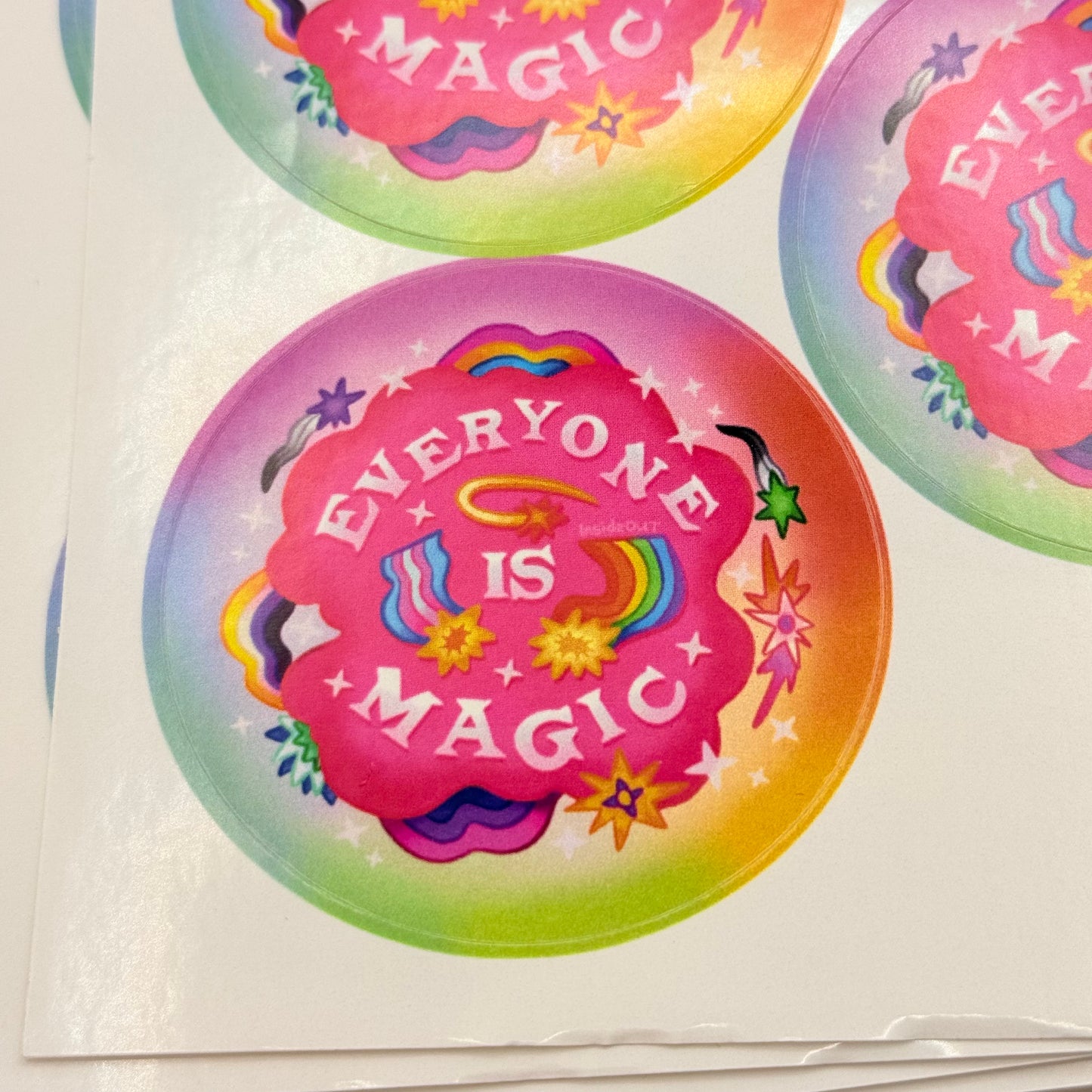 Large Assortment of Everyone Is Magic Sticker Sheets