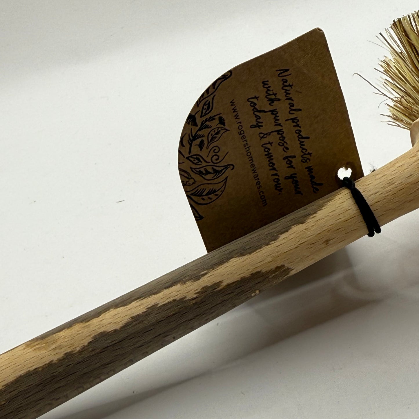 Florence natural fibre toilet brush wooden handle - toilet brushes original photo - what’s new home&living materials