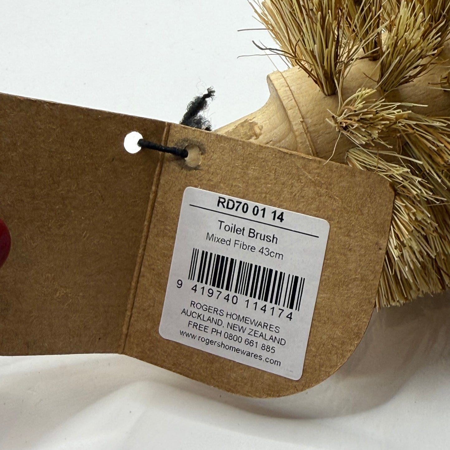 Florence natural fibre toilet brush wooden handle - toilet brushes original photo - what’s new home&living materials