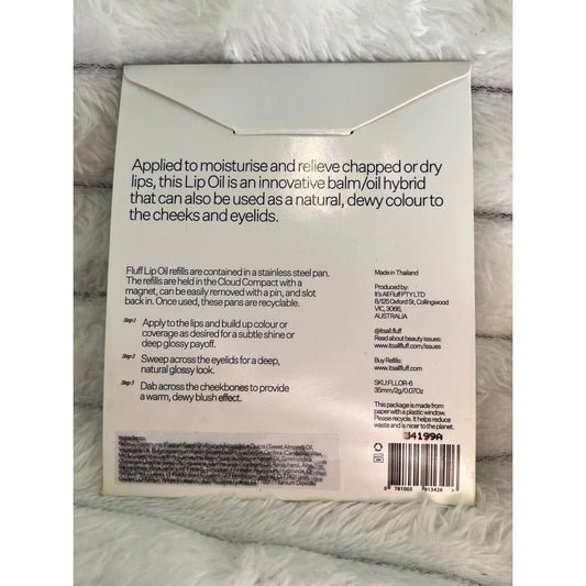 Fluff Lip Oil Refill Minnie Blackberry – Deep Purple Gloss