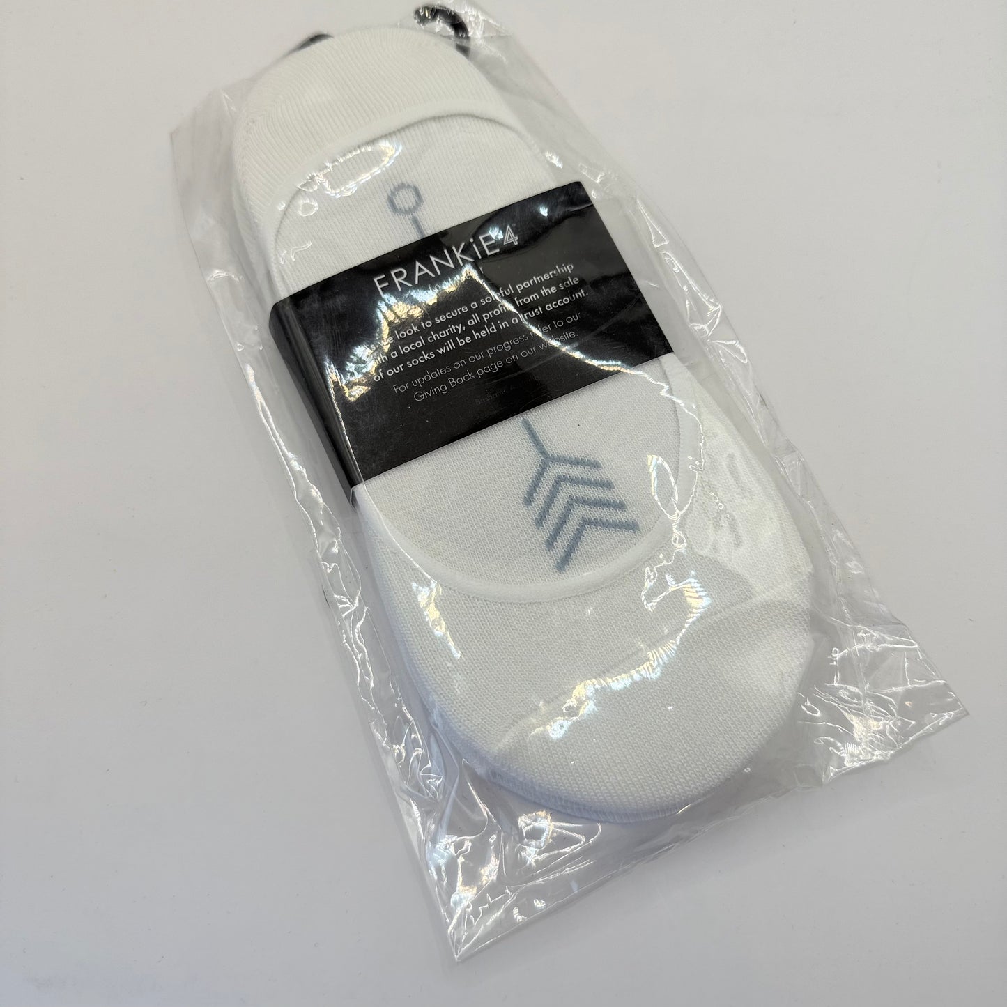 Frankie4 no-show fits 8.5-9.5 adult bamboo socks 3 pack - white - footie socks women’s shoes