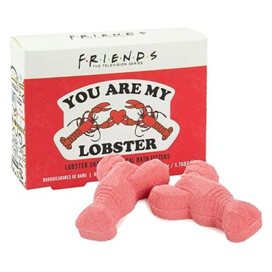 Friends “You Are My Lobster” Bath Fizzers – Lobster-Shaped Pair