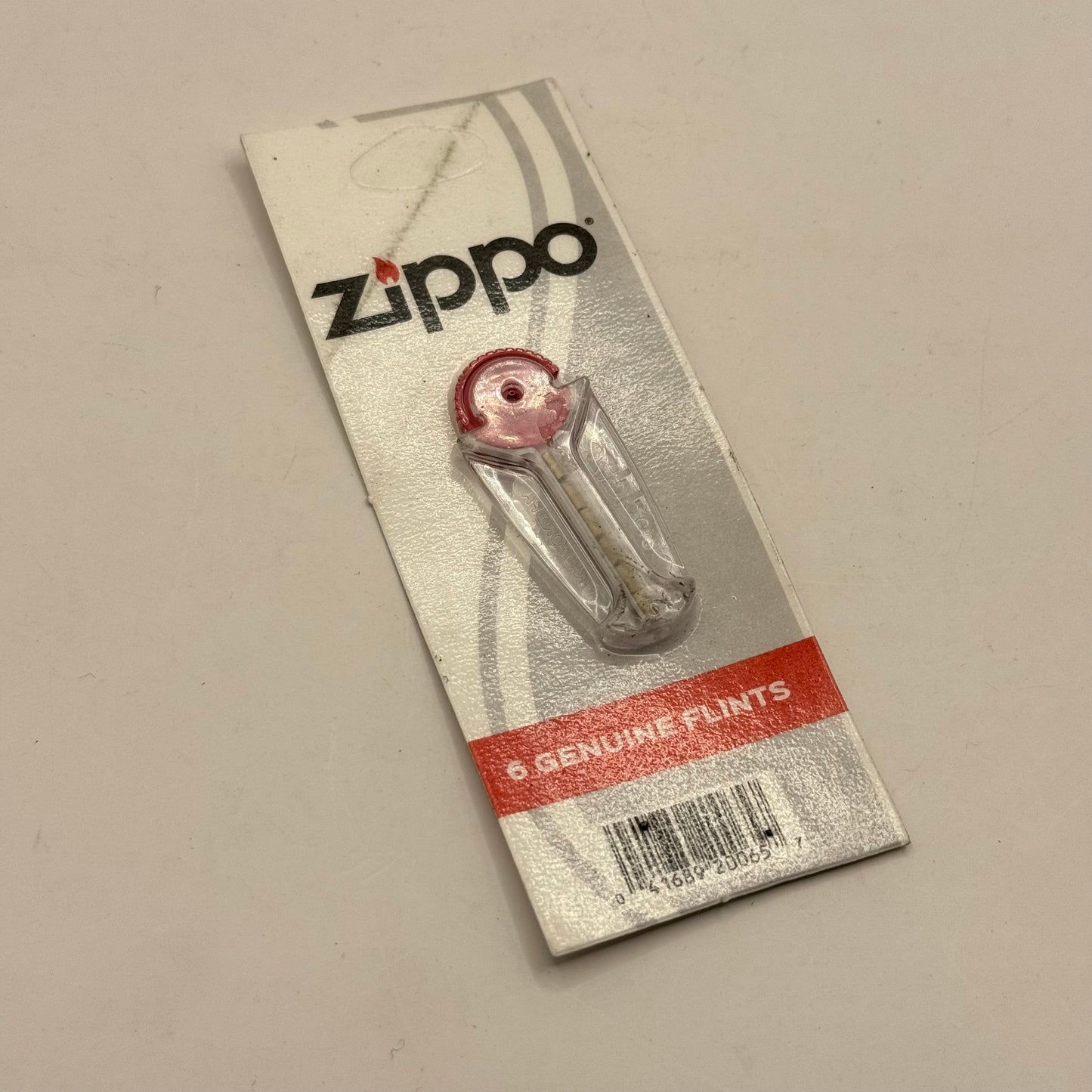 Genuine Zippo Lighter Flints - 6 Pack Dispenser