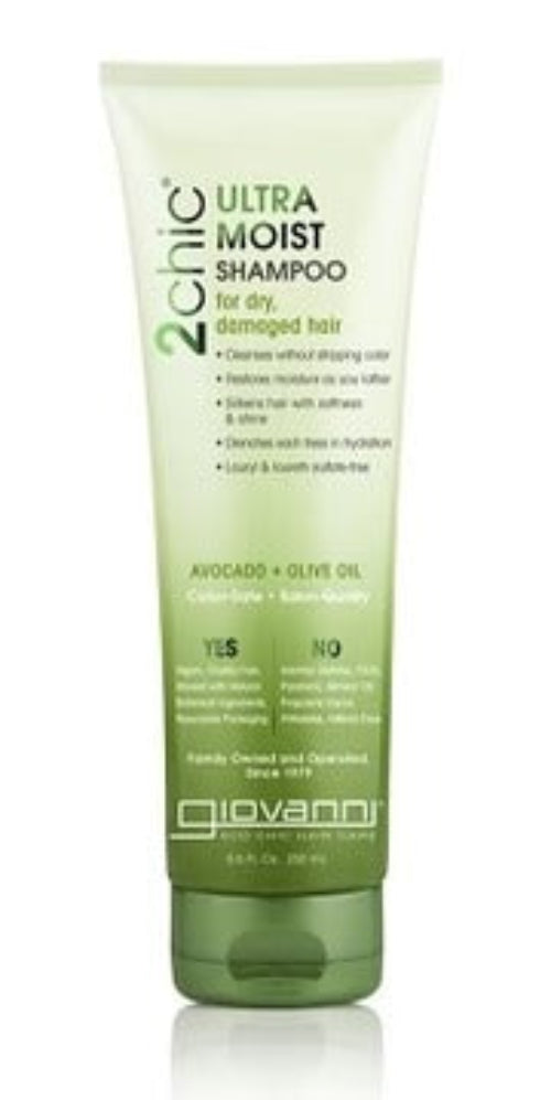 Giovanni eco chic 2chic ultra-moist shampoo 250ml - shampoo health and wellness