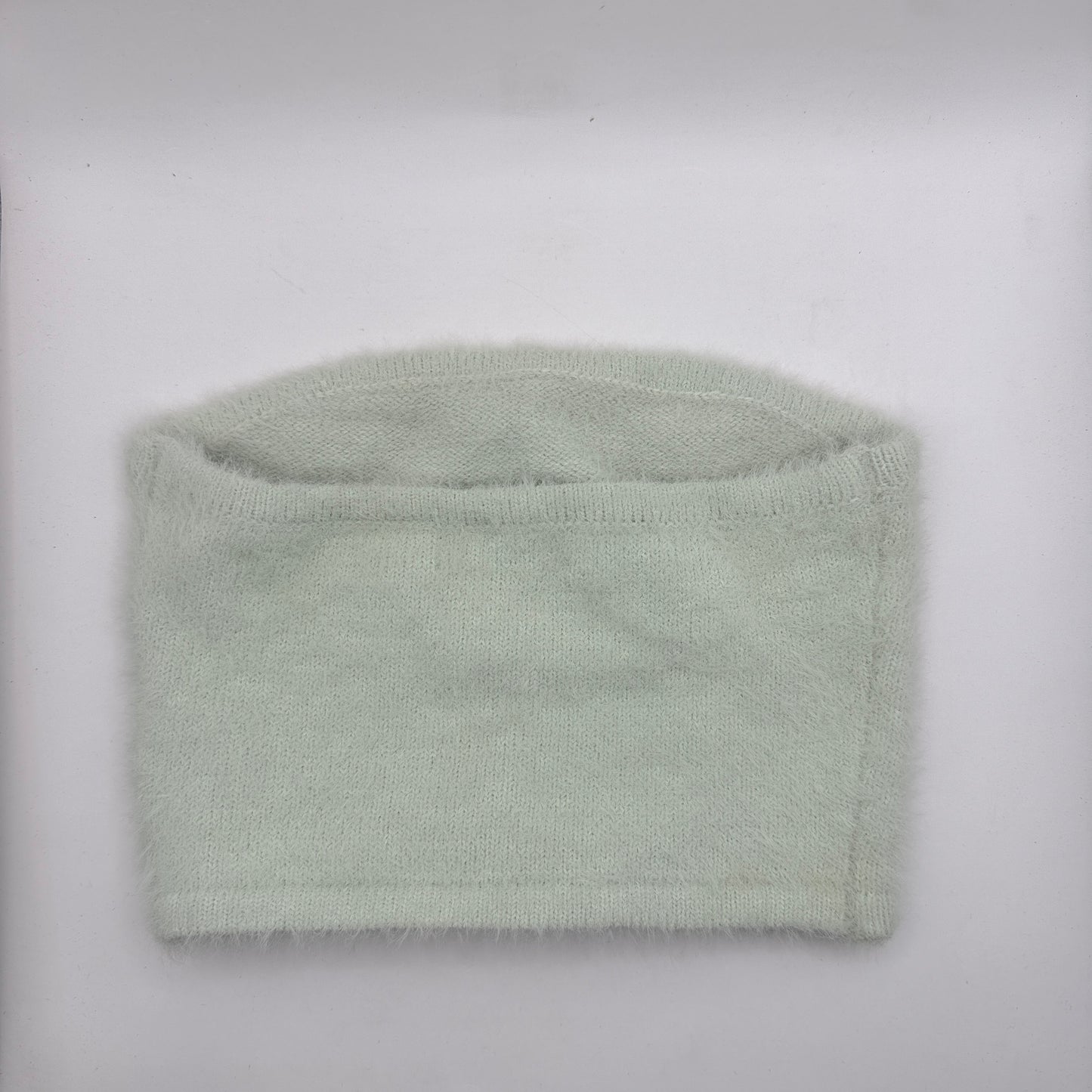 Glassons Fuzzy Knit Tube Top – Mint Green Size S