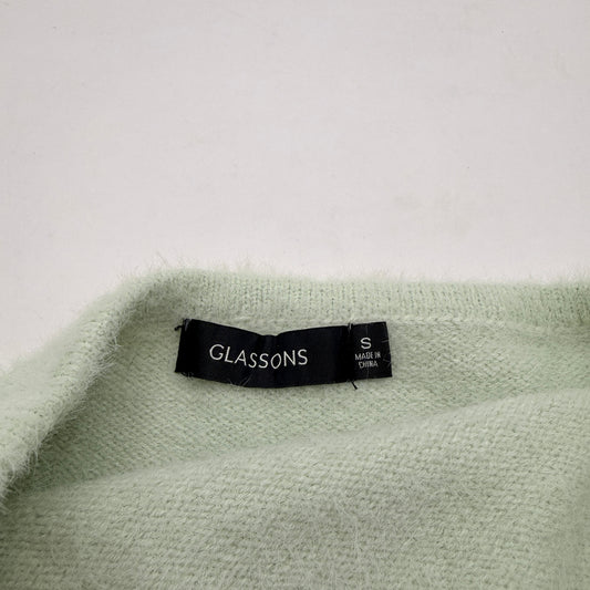 Glassons Fuzzy Knit Tube Top – Mint Green Size S