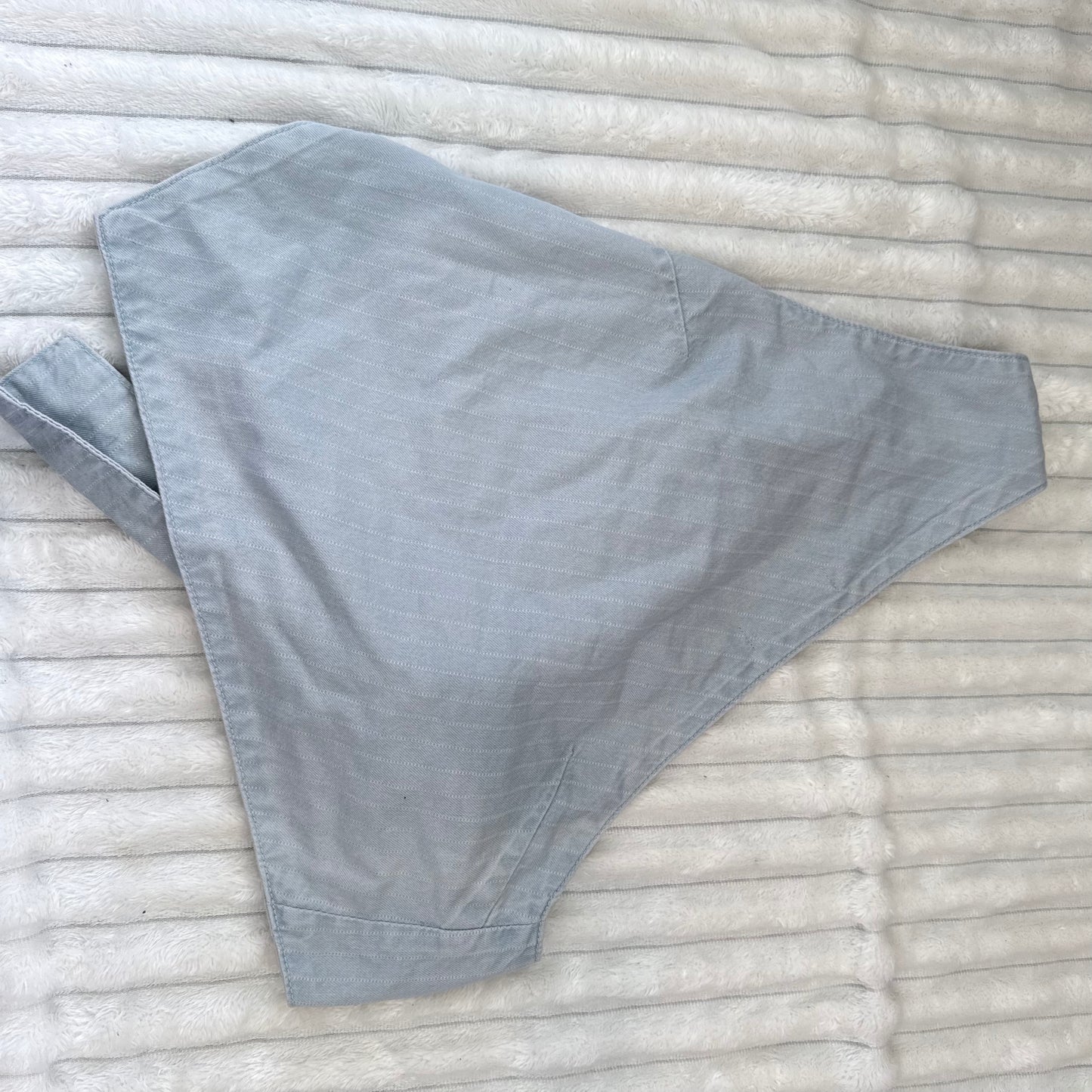 Glassons Tie-Front Wrap Top Light Blue - Size 10