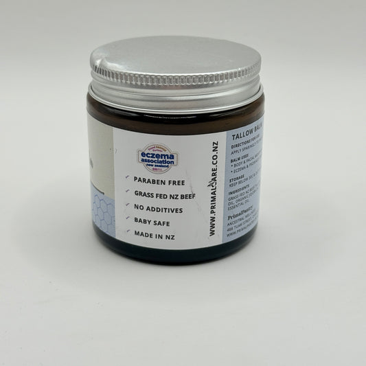 Grass-Fed Tallow Face & Body Balm with Manuka Honey & Blue Tansy 120mL