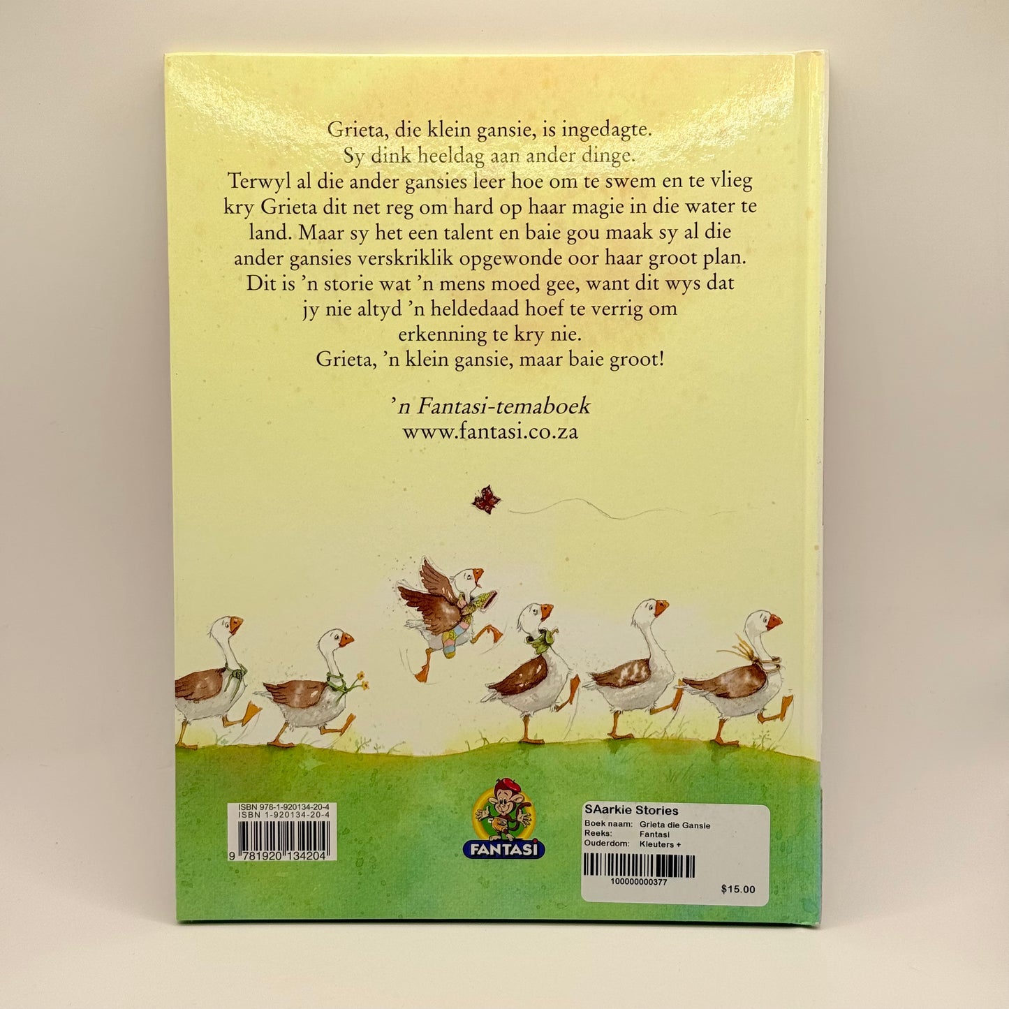 Grieta, die klein gansie by Eve Tharlet written in Afrikaans