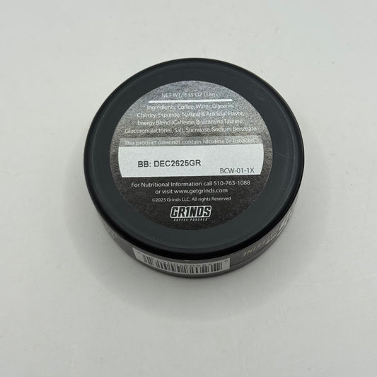 Grinds Black Coffee Coffee Pouches - 18 Pouch Tin
