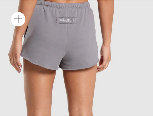 Gymshark fleece shorts - grey - xl - shorts bottom women’s apparel