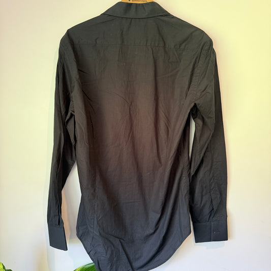 H. Brothers Tailored 100% Cotton Dress Shirt - XS 35/36