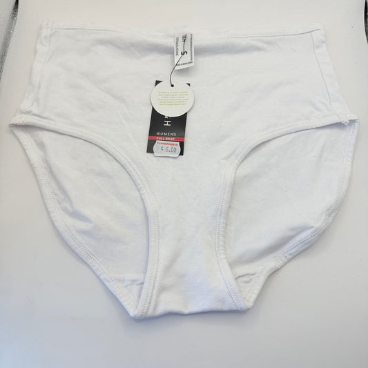 H&h women’s full brief cotton/elastane blend - small / white - briefs special categories women’s apparel