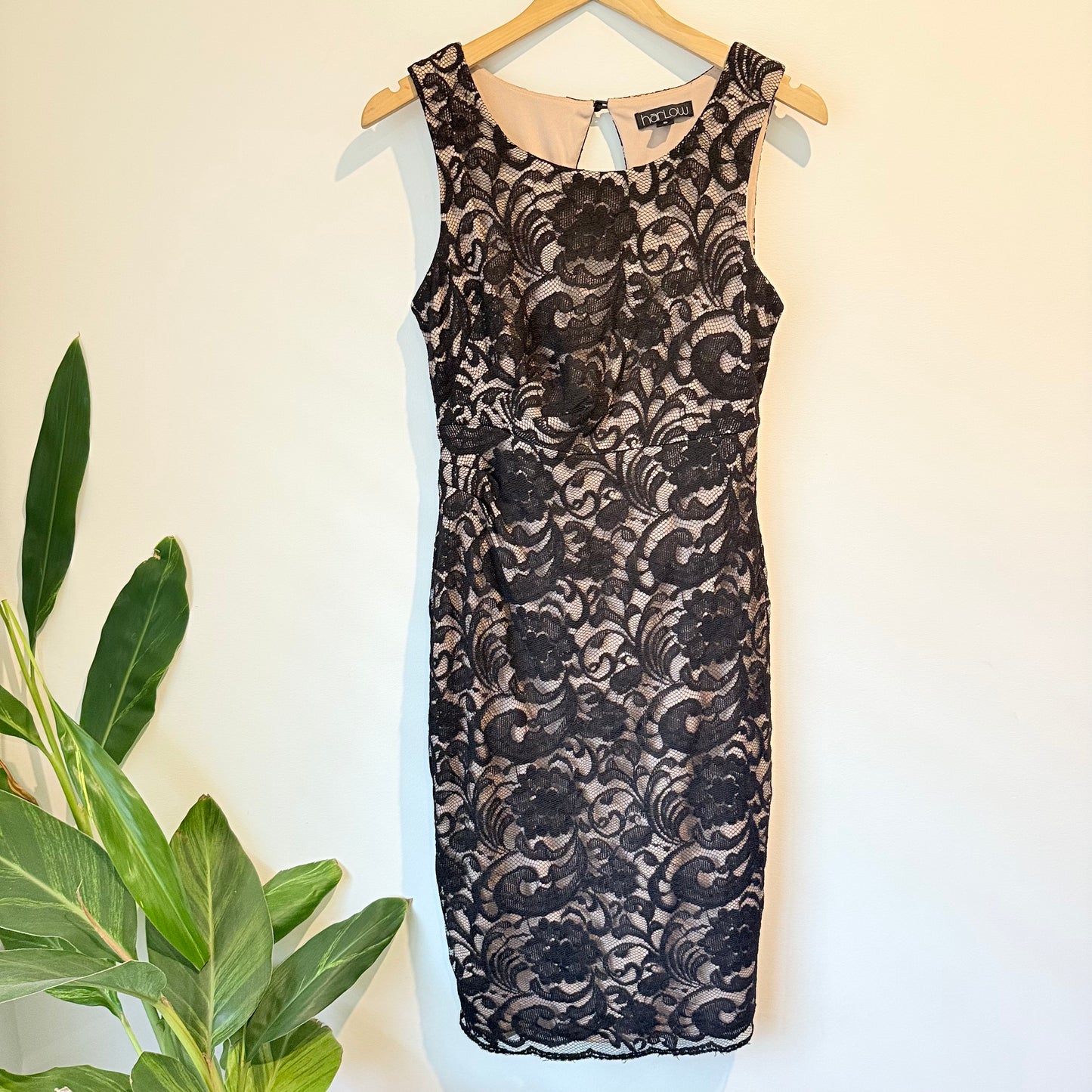 Harlow Lace Bodycon Dress - Size 8