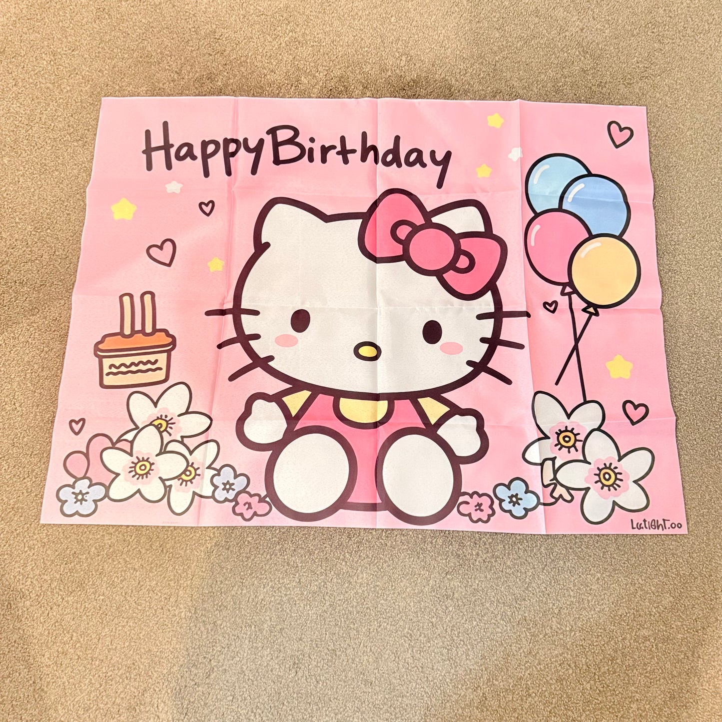 Hello kitty birthday banner - banners original photo - what’s new seasonal & holidays decorations