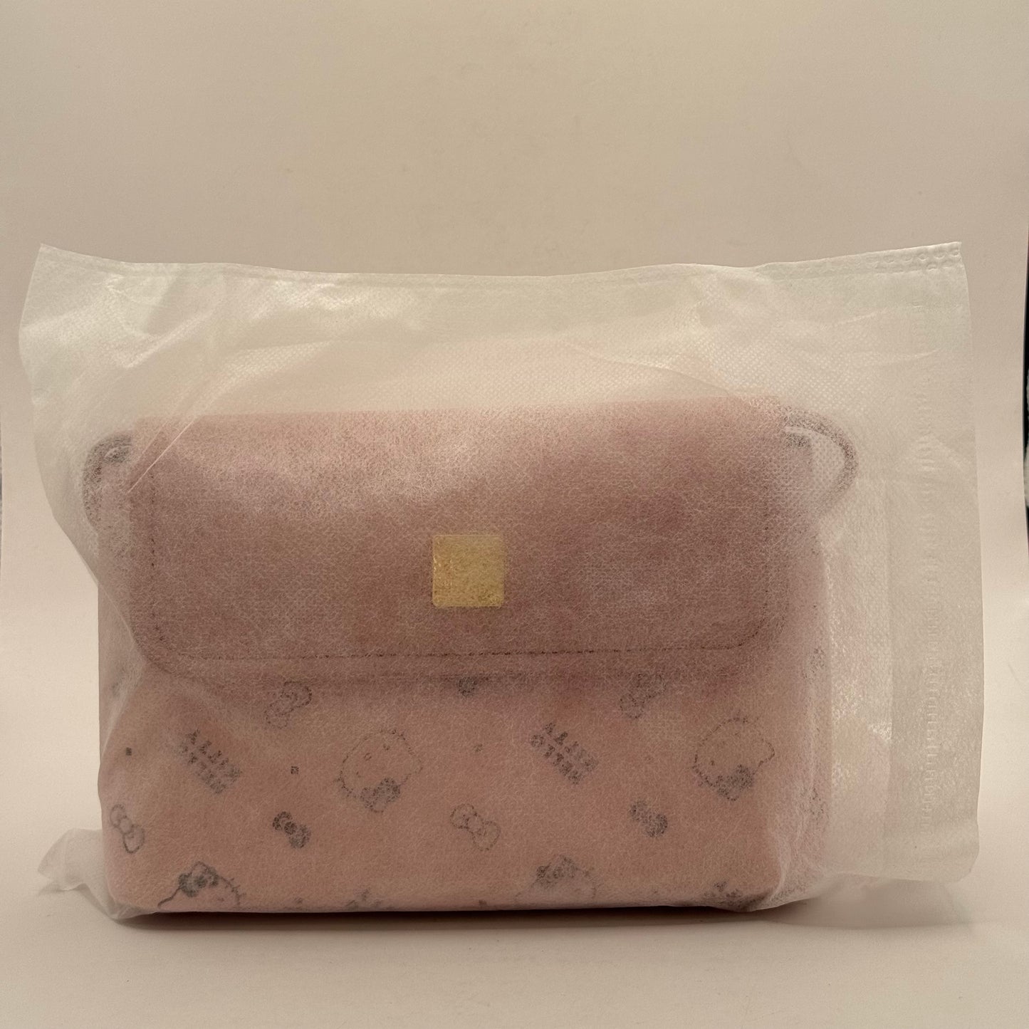 Hello Kitty Pink Monogram Flap Crossbody Bag