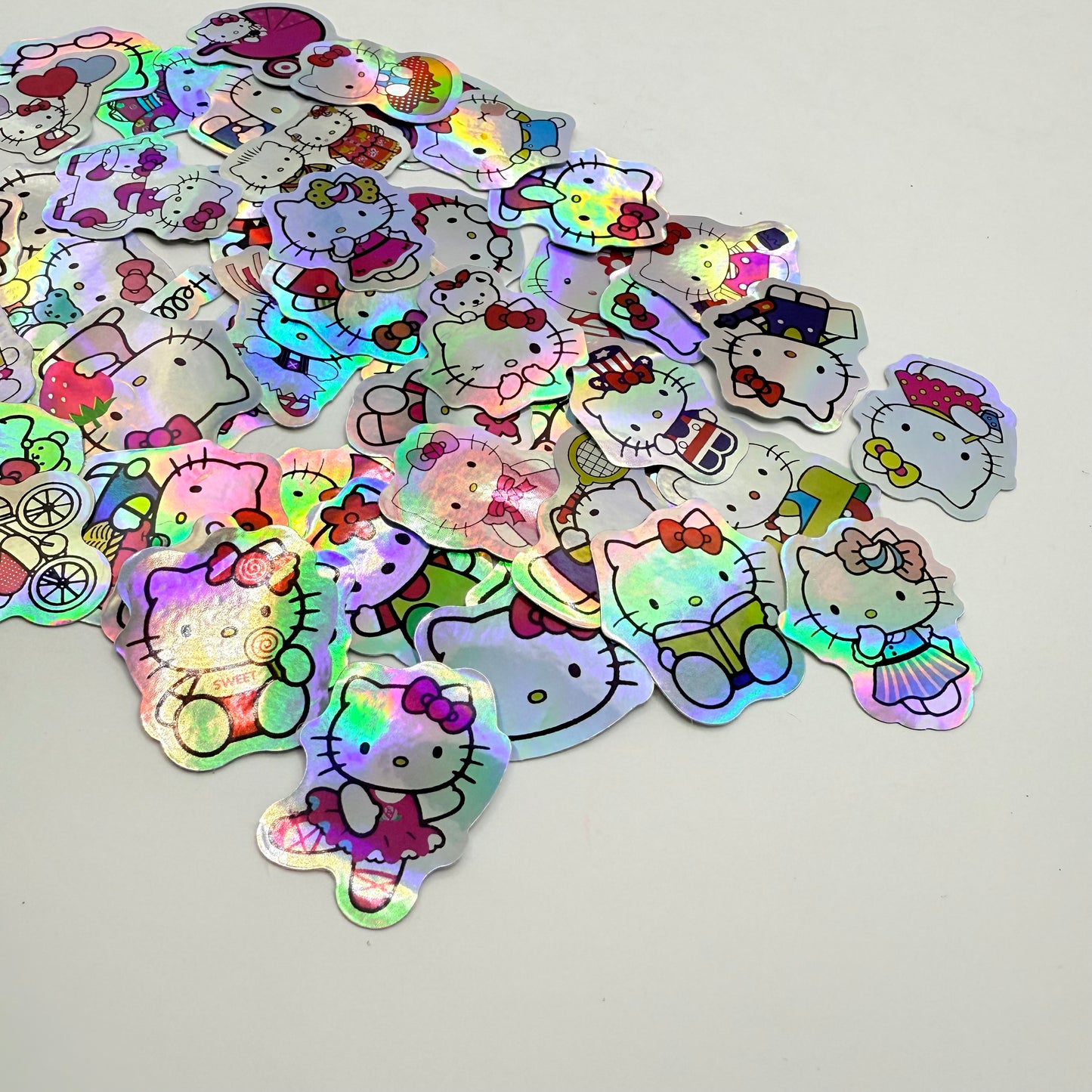 50x Holographic Hello Kitty Decal Pack