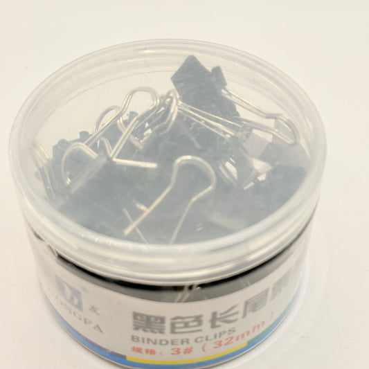 Hongfa 32mm binder clips (set of 24) - binder clips original photo - what’s new stationery