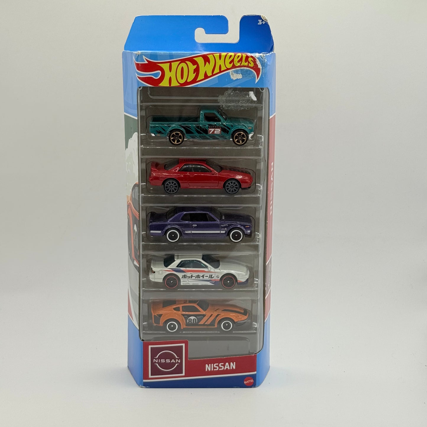 Hot wheels 5‑car pack – nissan legends - toy cars toys