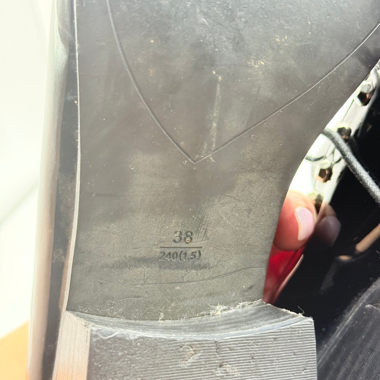 House of Avenues Studded Patent Brogues - Size 38