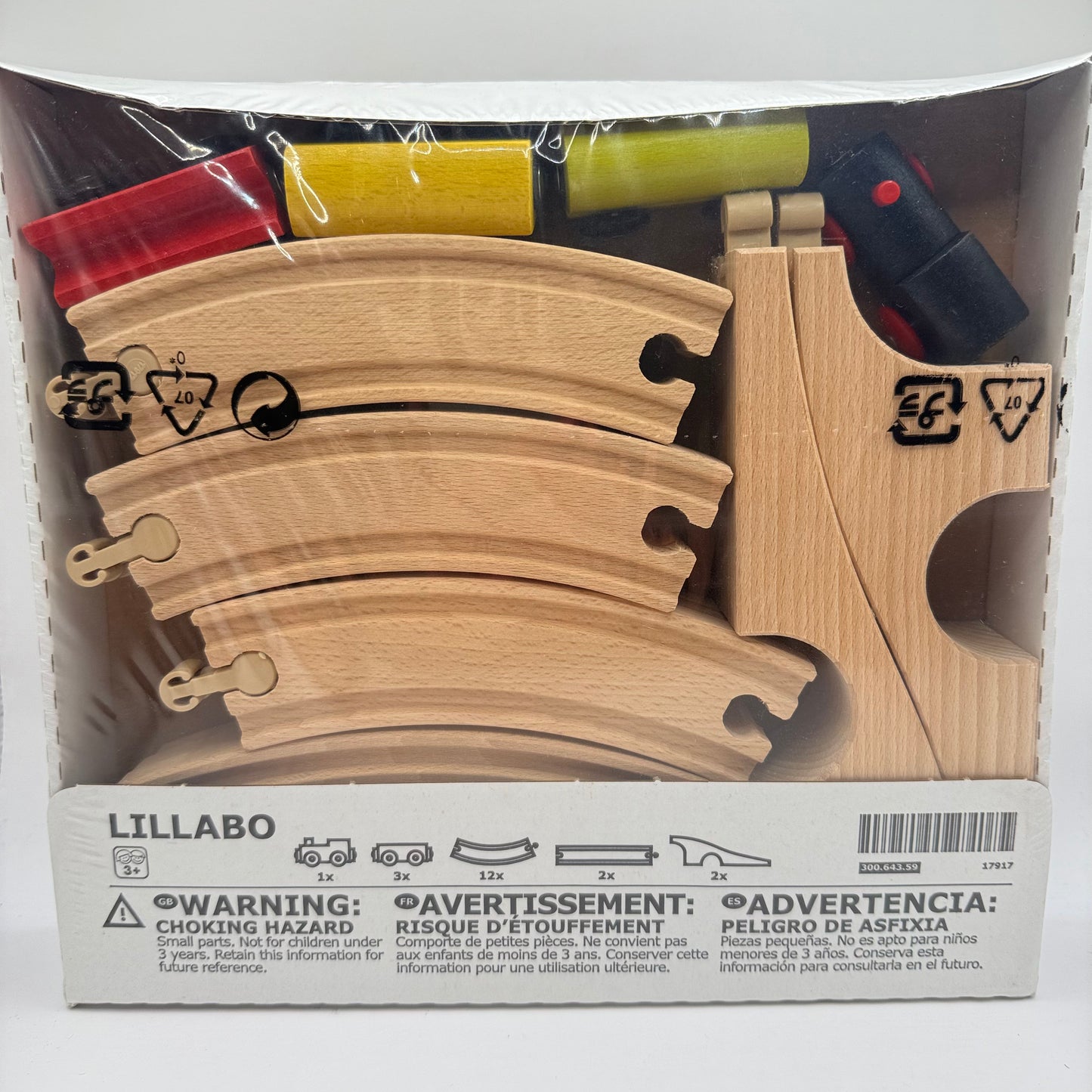 Ikea lillabo wooden train set - toy trains & train sets original photo - what’s new toys