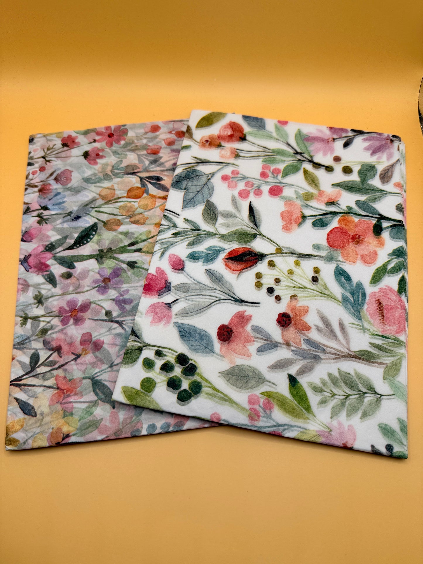 20 Sheets Floral Tissue Paper