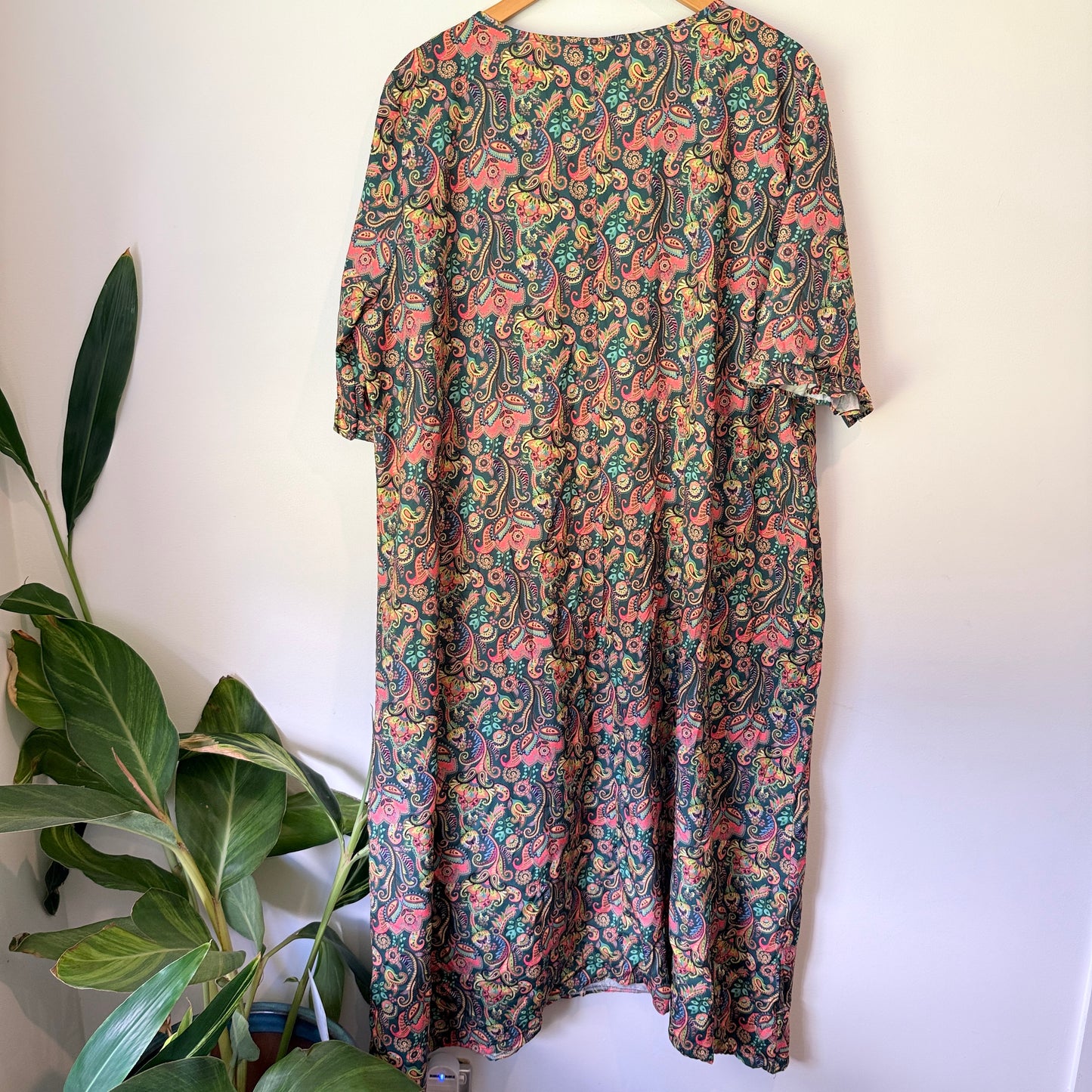 Zanzea Size 4XL Floral Paisley Print Dress