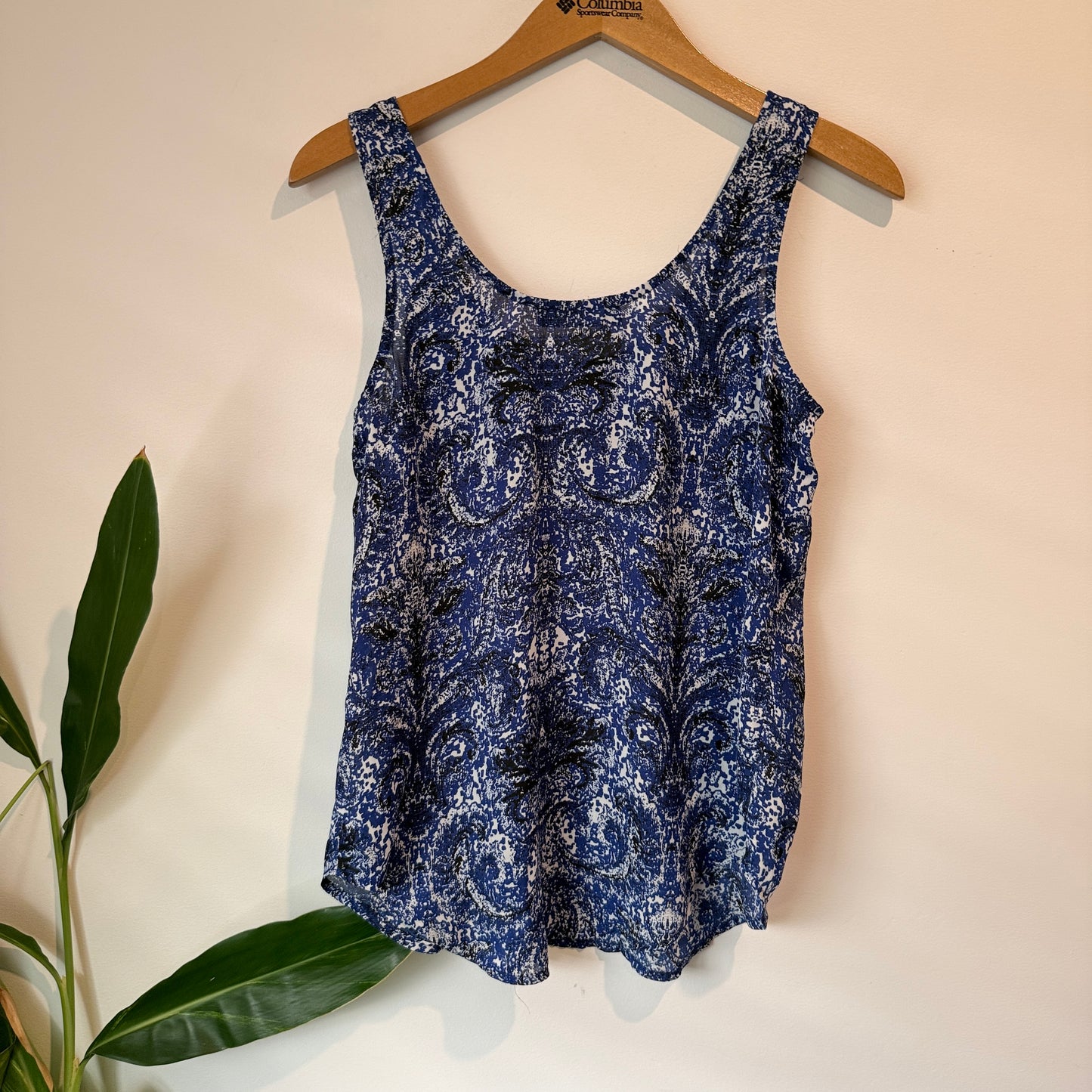 Just Jeans Size 8 Paisley Print Sleeveless Top