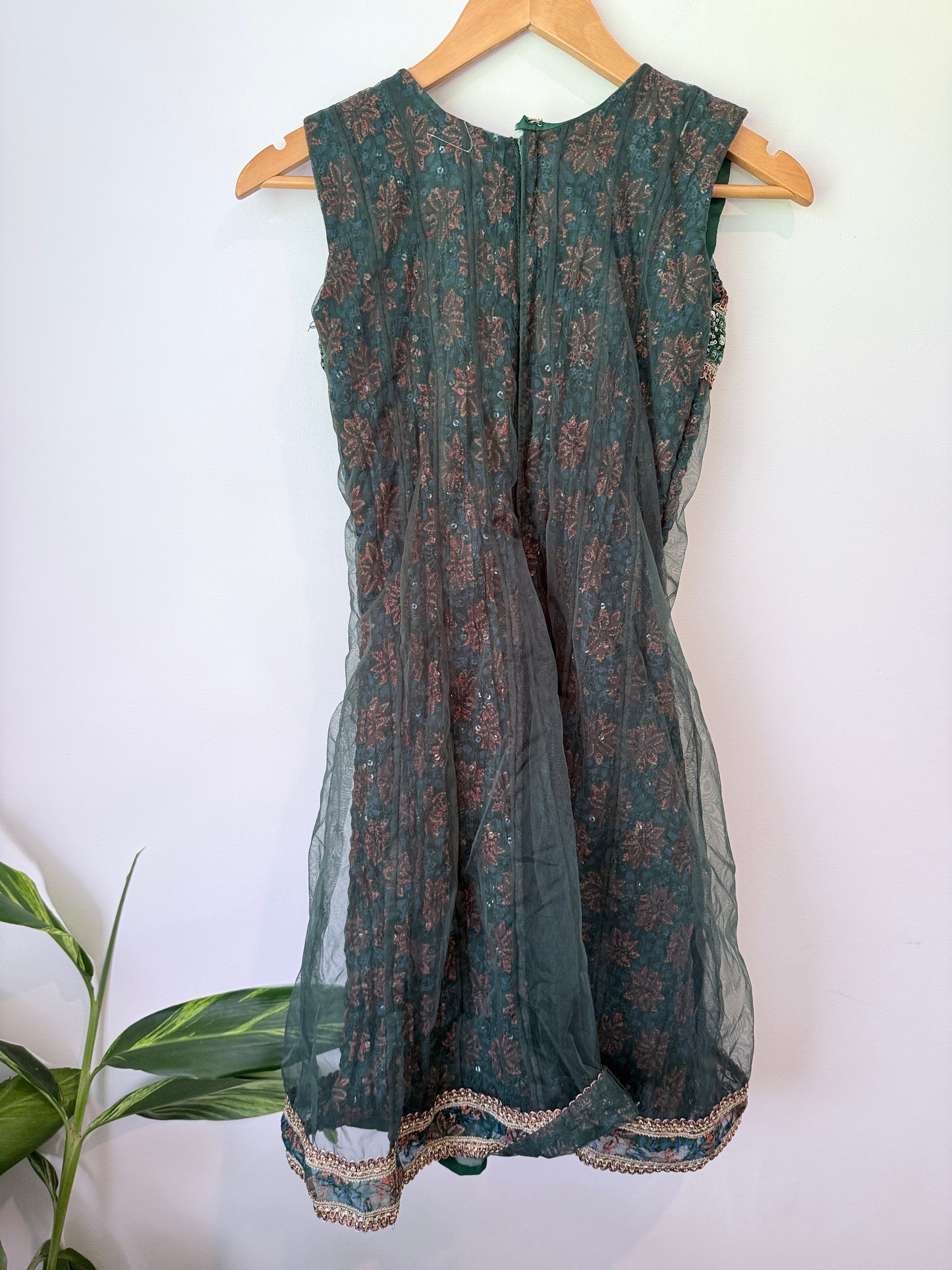 Ramsons U/Arm to U/Arm 42cm Girls Embroidered & Sequinned Dress