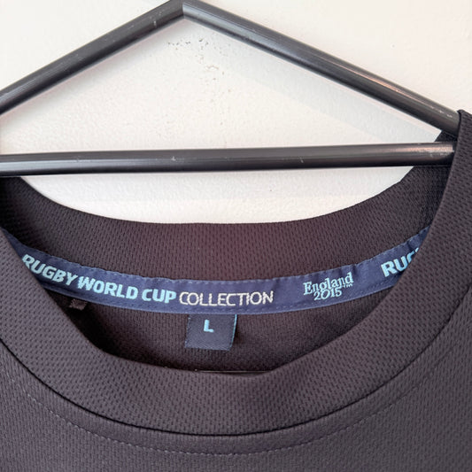 Cantebury Rugby World Cup 2015 Size L Black T-Shirt
