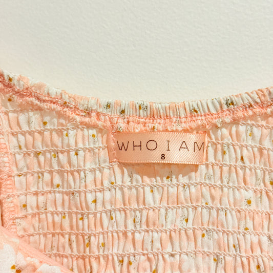 Who I Am Size 8 Puff Sleeve Crop Top