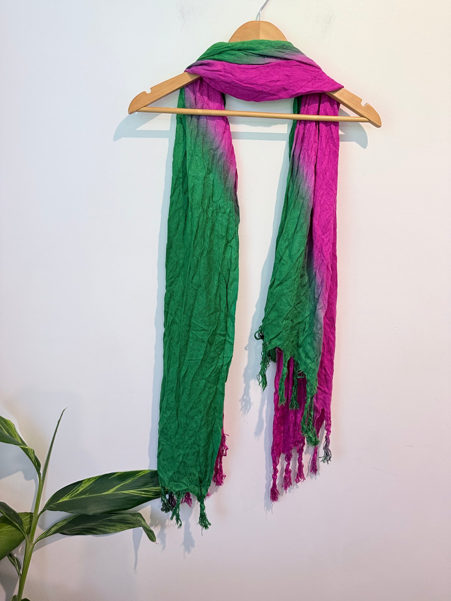 Green & Pink Scarf