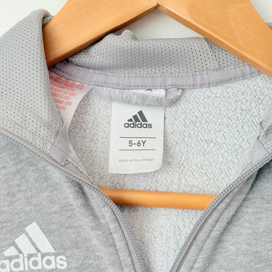 Adidas Size 5-6Y Full-Zip Hoodie