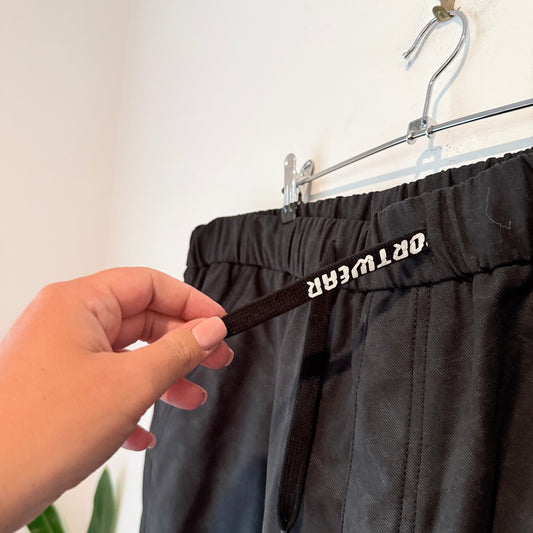 Patterned XL Fit Heavy Weight Cotton Blend Jogger Pants
