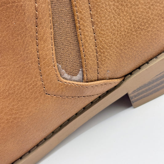 Anko Tan Faux Leather Chelsea Ankle Boots – Size 9