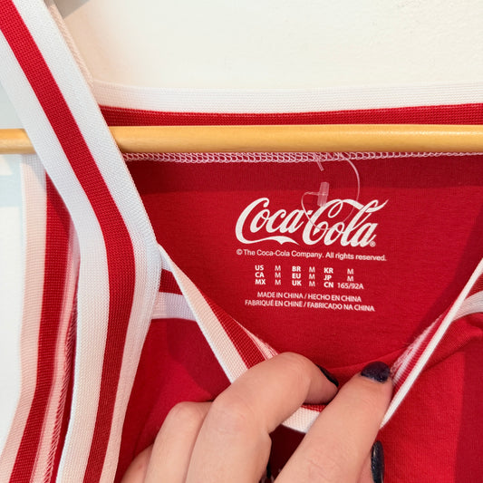Forever 21 Size M Coca-Cola Branded Crop Tank Top